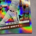 2020 Donruss George Brett Silver PRIZM Card 09/30