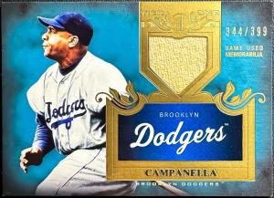 2011 Topps Tier One Roy Campanella Jersey Card