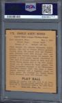 1940 Play Ball Chief Bender Card #172 PSA 6