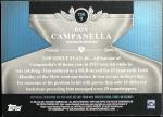 2011 Topps Tier One Roy Campanella Jersey Card