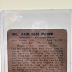 1940 Play Ball Big Poison Waner Card