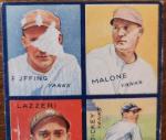 1935 Goudey Bill Dickey Tony Lazzeri Card Set