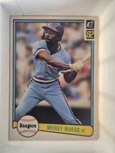 Mickey Rivers 1982 Donruss Card #242