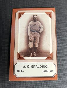 1974 Fleer Baseball A.G. Spalding Card
