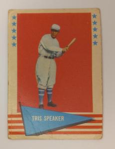 Tris Speaker 1961 Fleer Baseball Card #79