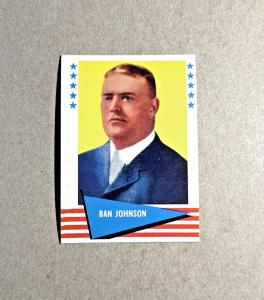 1961 Fleer Ban Johnson Vintage Baseball Card