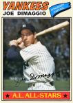 Joe DiMaggio Card - Buy 5 Get 1 Free