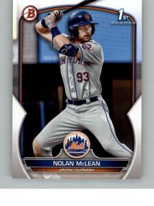2023 Bowman Draft Nolan McLean New York Mets