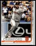 2019 Topps Brandon Crawford #53 Giants Card