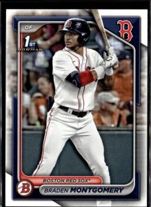 2024 Bowman Draft Braden Montgomery Red Sox 5 Cards