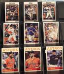 2025 Topps Houston Astros Team Set 9 Cards