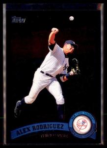 2011 Topps Black Border Alex Rodriguez Yankees #50