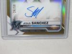 Jesus Sanchez 2021 Bowman Chrome Rookie Auto Gold 24/50