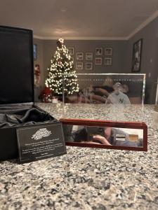 2003 Bernie Williams Game Worn Jersey and Bat