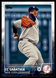 2015 Topps CC Sabathia Yankees Baseball Card