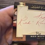 2011 Red Ruffing Cut Auto Panini Limited #269