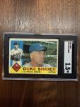 1960 Topps Duke Snider #493 Los Angeles Dodgers
