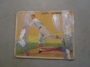 1933 Goudey Carl Hubbell NY Giants Card