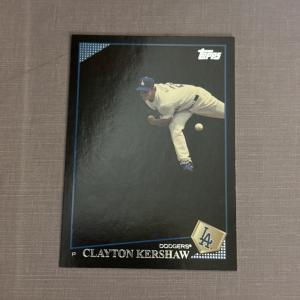 Clayton Kershaw 2009 Topps All Black Parallel
