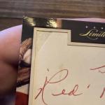 2011 Red Ruffing Cut Auto Panini Limited #269