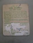 1933 Goudey Carl Hubbell NY Giants Card