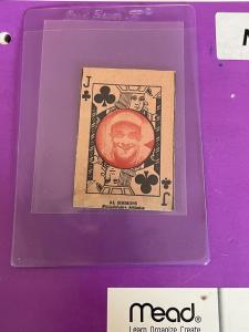 1927 W560 Al Simmons HOF Strip Card - Black/Red