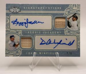 2025 Leaf Lumber Signature Sticks Reggie Jackson Dave Winfield
