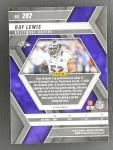 2025 Panini Mosaic Blue Ray Lewis Card