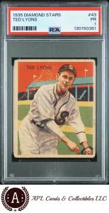 1935 Diamond Stars Ted Lyons Card #43
