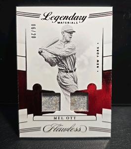 2020 Panini Flawless Mel Ott Ruby /20 Card