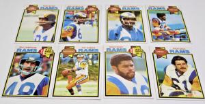Los Angeles Rams 1979 Card Lot with Pat Haden