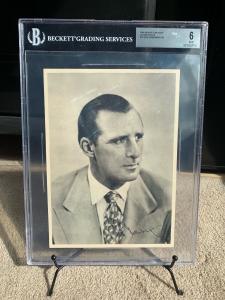 1949 Cleveland Indians Hank Greenberg Sports Card