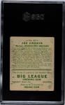 1933 Goudey Joe Cronin Baseball Card #63