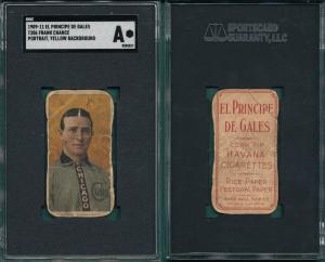 1909 T206 Frank Chance Cubs Portrait Card