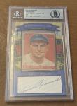 Heinie Manush 1933 Goudey Auto Card