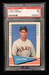 1961 Fleer Lloyd Waner Pirates Card #84 PSA 7