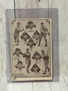 Bill Dickey Red Ruffing Cleveland Indians Card