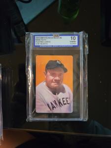 Babe Ruth 1973 Smithsonian Gem Mint Playing Card