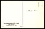 James F. Galvin Baseball Hall of Fame Postcard