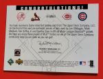 Ken Griffey Jr. Game Used Bat Card Set