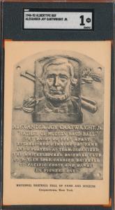 SGC 1 Alexander Joy Cartwright 1946-1952 Card
