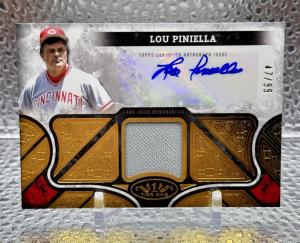 2025 Topps Tier One Lou Piniella Autograph Card