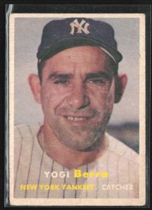 Yogi Berra 1957 Topps Card #2 Yankees