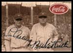 Coca-Cola Lou Gehrig Babe Ruth Auto Card