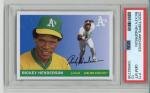 2020 Topps Archives Rickey Henderson PSA 10 Card