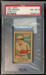 1921 W551 Tris Speaker Hand-Cut PSA 8 Card