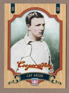Adrian Cap Anson 2012 Panini Cooperstown SP #163