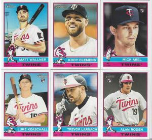 Minnesota Twins 2025 Topps Heritage Team Set