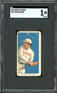 1909-11 T206 Tris Speaker Baseball Card