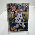 Josh Naylor Autographed 2016 Bowman Rookie Card